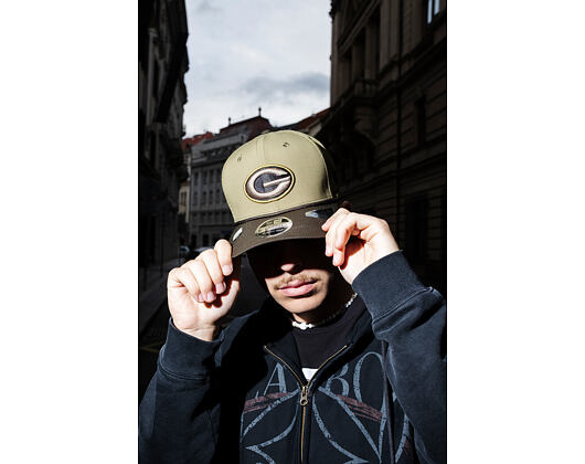 Kšiltovka New Era - NFL25 "Salute to Service" - 9SEVENTY Stretch-Snap  Bay Packers