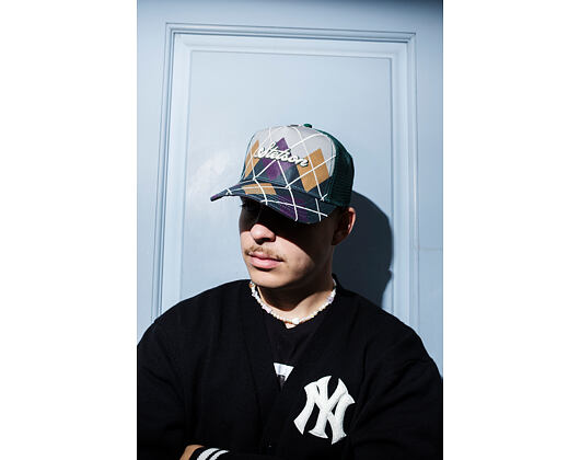 Kšiltovka Stetson - Trucker Cap Argyle