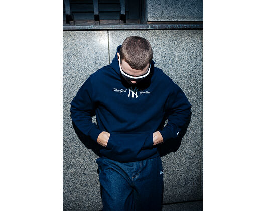 Mikina New Era - MLB Graphic Oversized Hoody - NY Yankees - Navy