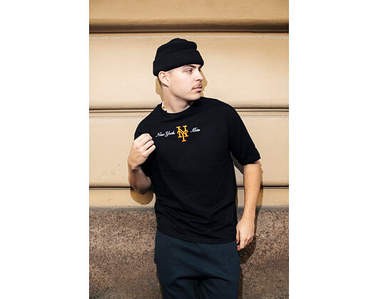 Triko New Era - MLB Graphic Oversized Tee - NY Mets - Black