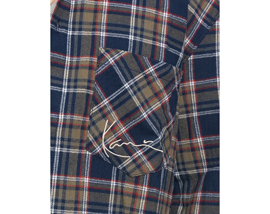 Košile Karl Kani - Small Signature Cropped Check Shirt