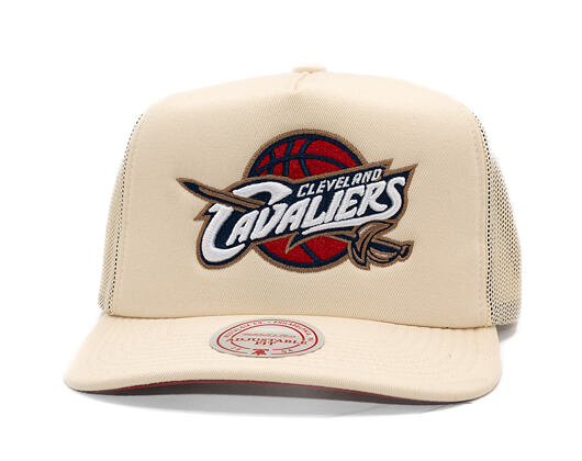 Kšiltovka Mitchell & Ness - Evergreen Trucker HWC - NBA - Cleveland Cavaliers - Off White