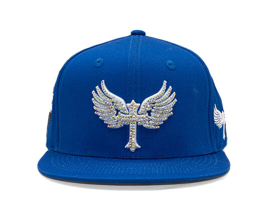 Kšiltovka Reflection Luxury Shine Loud Snapback - Royal Blue / White