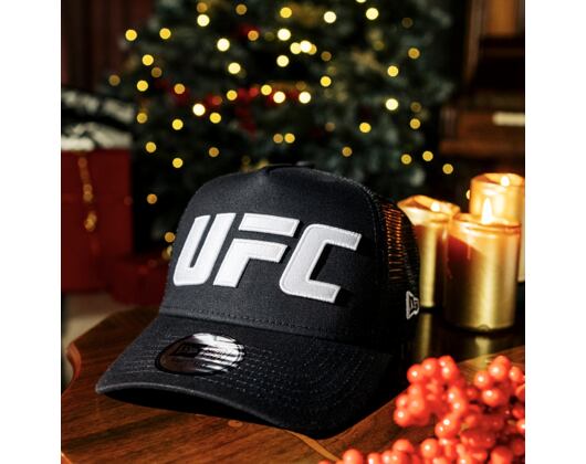 Kšiltovka New Era - UFC MMA 9FORTY E-Frame Trucker - Black / White