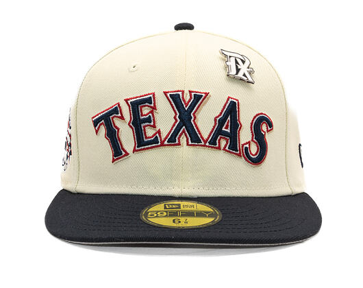 Kšiltovka New Era - MLB 1995 ASG Pin Pre-Curved 59FIFTY - Texas Rangers - Cream / Navy