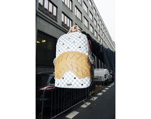 Batoh Sprayground Cream Henny Quilt Puff Backpack