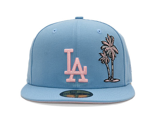 Kšiltovka New Era - MLB Palm & Taco 59FIFTY - LA Dodgers - Sky Blue / Pink UV