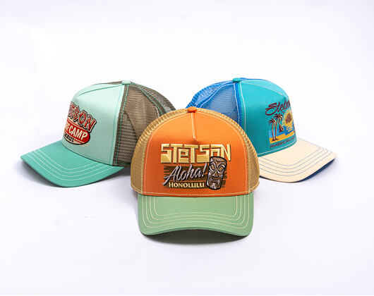 Kšiltovka Stetson - Trucker Cap - Honolulu - 48