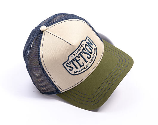 Kšiltovka Stetson - Trucker Cap - Western Patch - 45