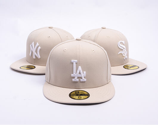Kšiltovka New Era - MLB Seasonal 59FIFTY - LA Dodgers - Stone