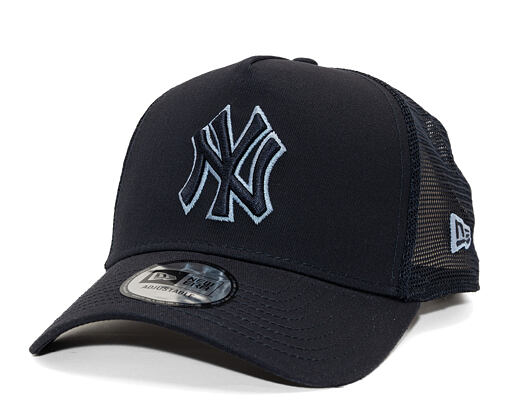 Kšiltovka New Era - MLB Outline 9FORTY Trucker - NY Yankees - Navy