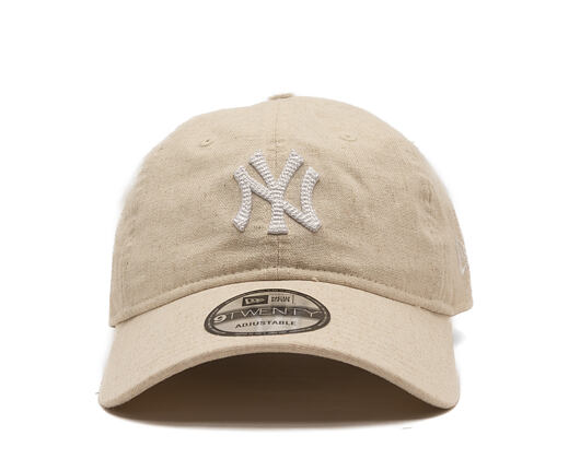 Kšiltovka New Era - MLB Linen 9TWENTY - NY Yankees - Stone