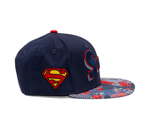 Dětská Kšiltovka New Era - Warner Bros DC Universe 9FIFTY - Superman - Navy