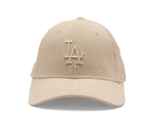 Dámská Kšiltovka New Era - MLB Pastel Cord 9FORTY M-CROWN - LA Dodgers - Cream