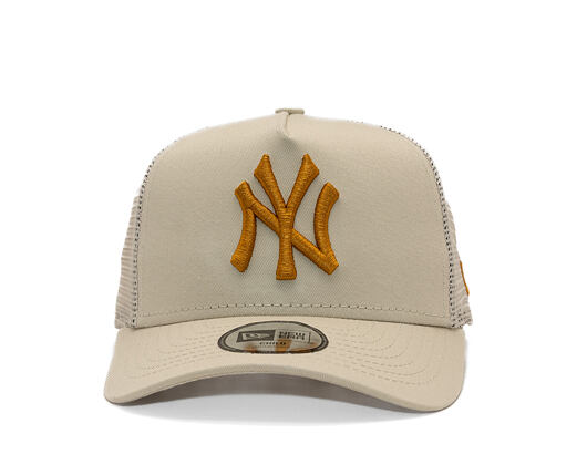 Dětská Kšiltovka New Era - MLB Essential 9FORTY Trucker - NY Yankees - Stone