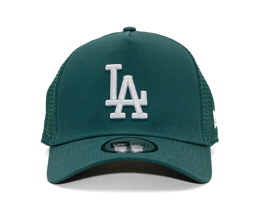 Kšiltovka New Era - MLB Essential 9FORTY Trucker - LA Dodgers - Pine Green