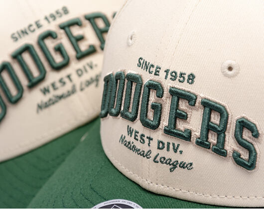 Dětská Kšiltovka New Era - MLB Wordmark 9FORTY M-CROWN - LA Dodgers - Cream