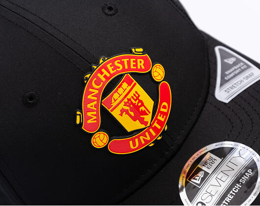 Kšiltovka New Era -  Patch 9SEVENTY Stretch-Snap - Manchester United FC - Black