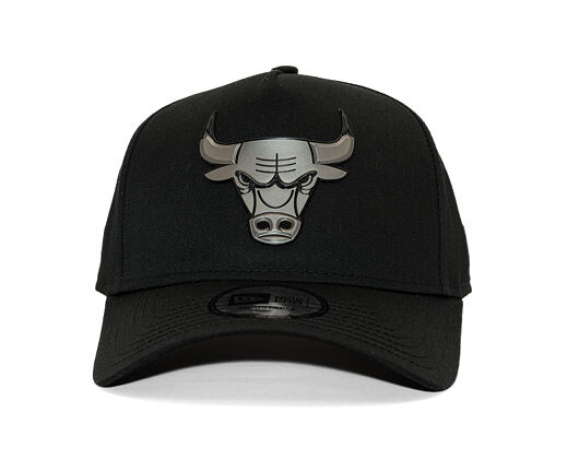 Kšiltovka New Era - NBA Metallic 9FORTY A-Frame - Chicago Bulls - Black