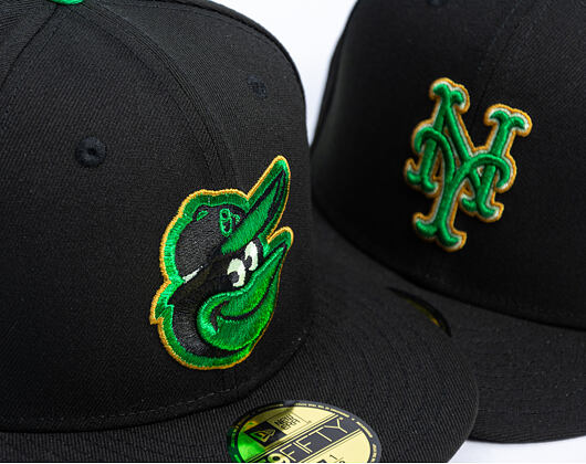 Kšiltovka New Era - MLB 2026 St. Patrick Day 59FIFTY - Baltimore Orioles - Black