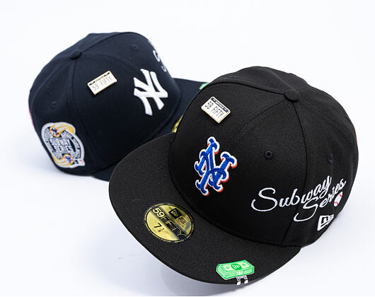 Kšiltovka New Era - MLB IMAGE DROP - Subway Series 59FIFTY - NY Mets - Black