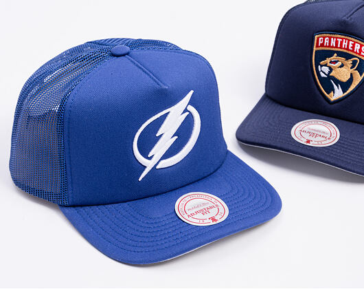 Kšiltovka Mitchell & Ness - Tampa Bay Lightning - Evergreen Trucker - Blue