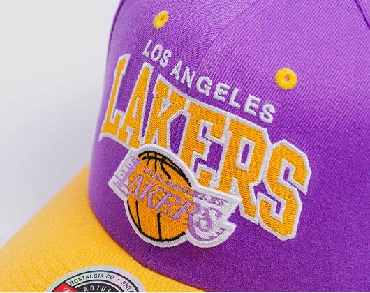 Kšiltovka Mitchell & Ness - NBA Team Arch Snapback - Los Angeles Lakers - Purple / Yellow