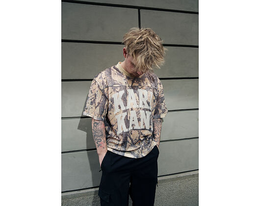 Dres Karl Kani - Heritage Wood Camo Mesh Boxy Jersey