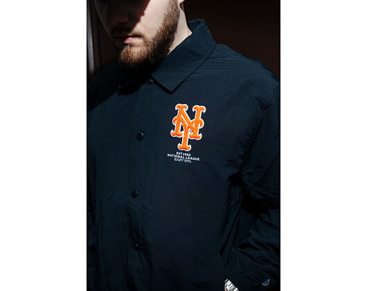 Bunda New Era - MLB Coaches Jacket - NY Mets - Black