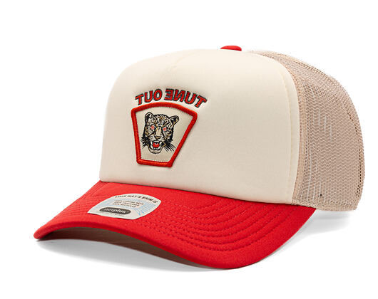 Kšiltovka Brixton - Lost In Reality MP Trucker - White/Rush