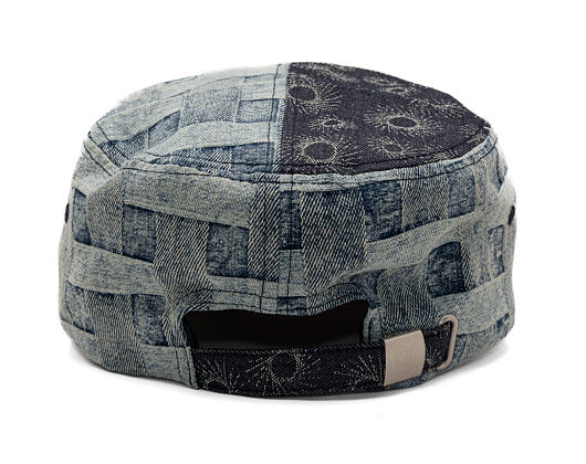 Kšiltovka Kangol - TRENDS PACK - Denim Mashup Army Cap - Blue Picnic