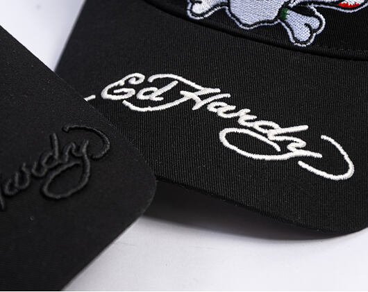 Kšiltovka Ed Hardy - Love-Slowly Twill Front Mesh Trucker - Black