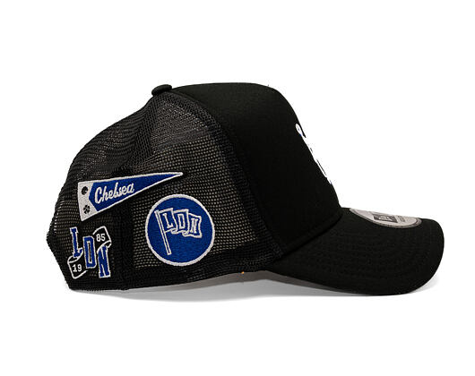Kšiltovka New Era -  Patch 9FORTY Trucker - Chelsea FC Lion Crest - Black