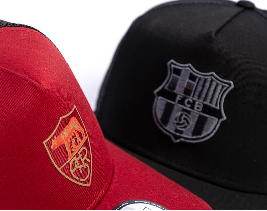 Kšiltovka New Era -  Tonal 9FORTY Trucker - AS Roma - Pinot Red