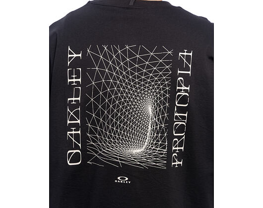 Triko Oakley - Reserve Momento Protopia Tee - Pitch Black