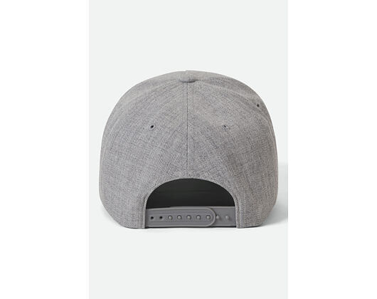 Kšiltovka Brixton - Crest MP Snapback - Heather Grey