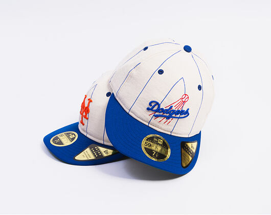 Kšiltovka New Era - MLB Retro Linen Pinstripe 59FIFTY Retro Crown - LA Dodgers - Team Color