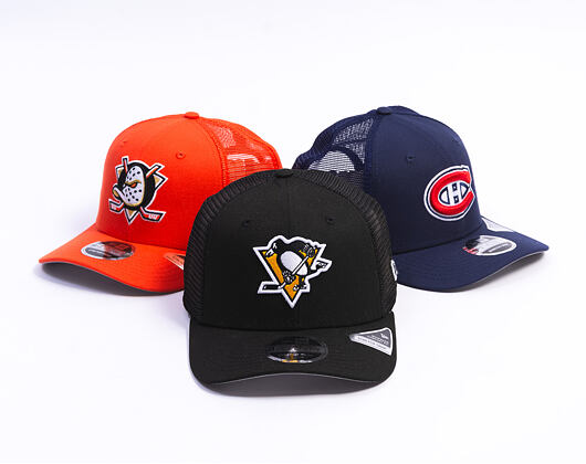 Kšiltovka New Era - NHL Core Mesh 9SEVENTY Stretch-Snap - Pittsburgh Penguins - Team Color