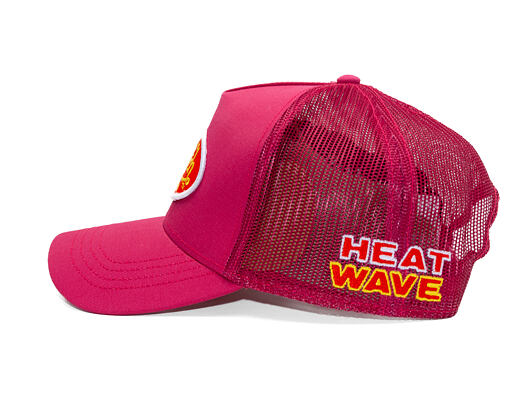 Kšiltovka Von Dutch - Trucker - Cali Patch Heat Wave Pink/Red