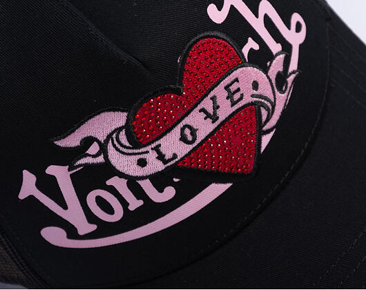 Kšiltovka Von Dutch - Trucker - Stoned Love Logo Black/Pink
