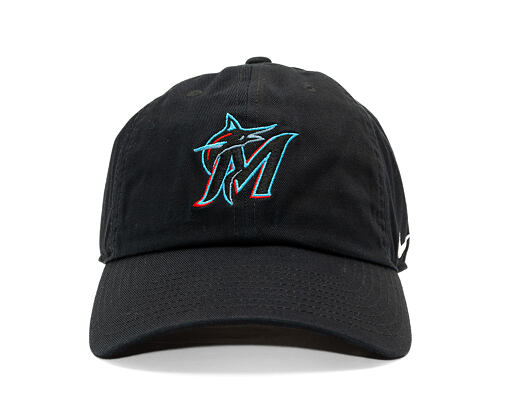 Kšiltovka Nike - Club Unstructured - Miami Marlins - Black 00A