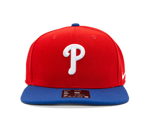 Kšiltovka Nike - Dri-Fit Pro - Philadelphia Phillies - Sport Red 62Q/Rush Blue 4EW