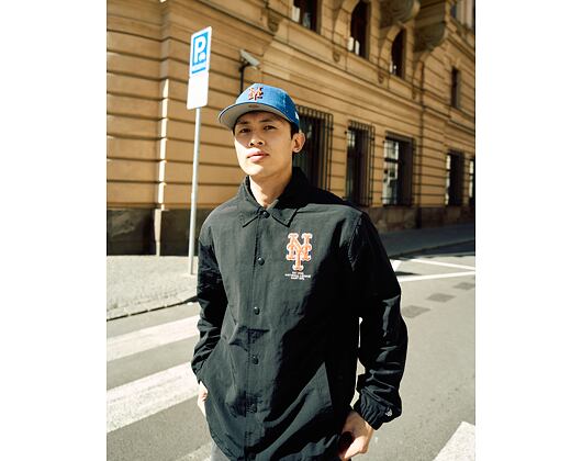 Bunda New Era - MLB Coaches Jacket - NY Mets - Black