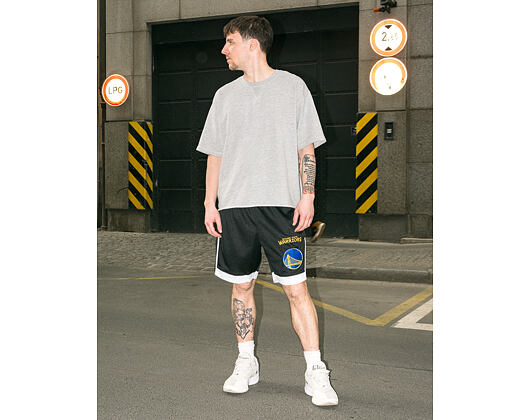 Kraťasy New Era - NBA US Edit - Golden State Warriors - Black