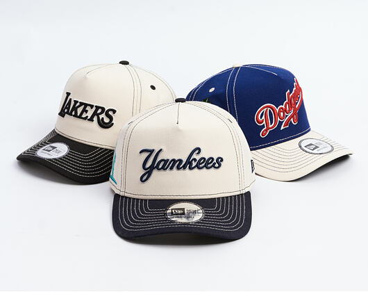 Kšiltovka New Era - MLB City Icon 9FORTY A-Frame - NY Yankees - Cream / Navy