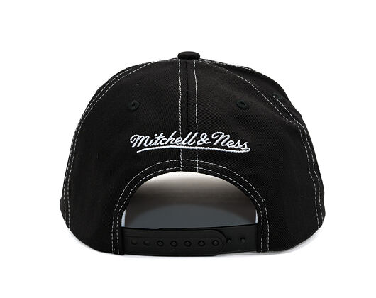 Kšiltovka Mitchell & Ness  - Branded Baseline -Pro Crown Snapback - Black