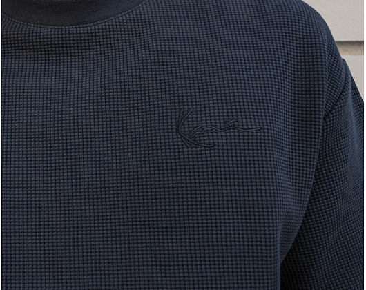 Triko Karl Kani - Signature Waffle Oversized T-Shirt - Black
