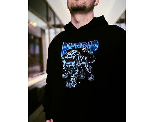 Mikina Rip N Dip - Cyborg Hoodie (Black Wash)