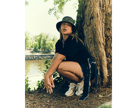 Klobouk Kangol - Tropic Resort Stripe Lahinch - Celestial Teal Multi