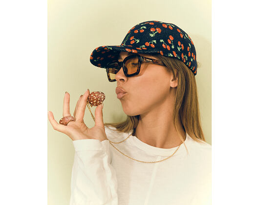 Kšiltovka Kangol - Tropic Cherry Spacecap - Navy